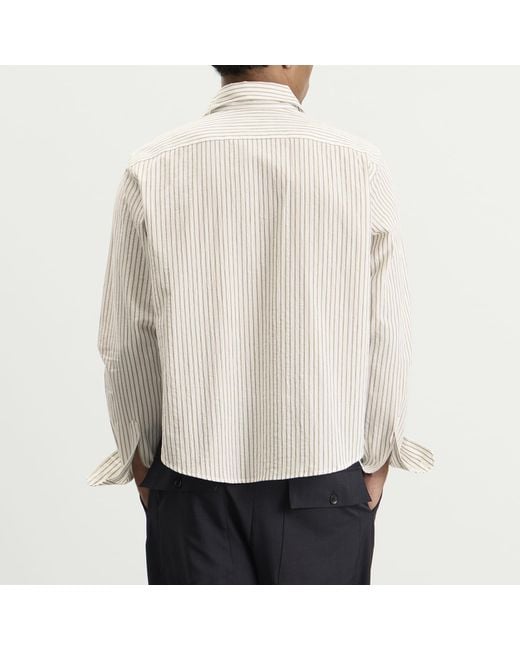 Second/Layer White Second Layer Sherman Shirt for men