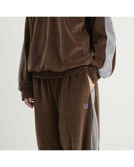 Needles Brown Side Line Sweat Pant