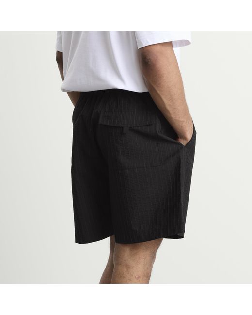 Studio Nicholson Black Starboard Drawstring Shorts for men