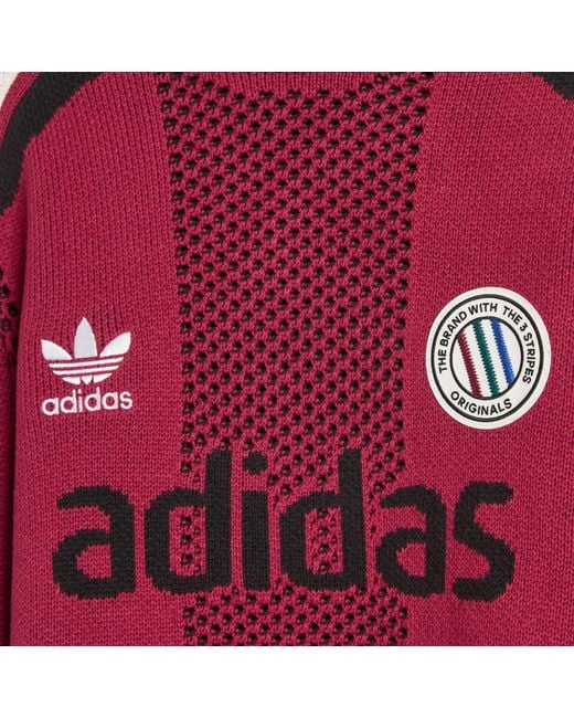 Adidas Red Adicolor Pullover Knit