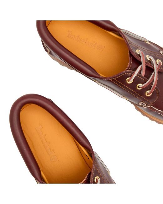 Timberland Brown 3-Eye Classic Lug Shoe for men