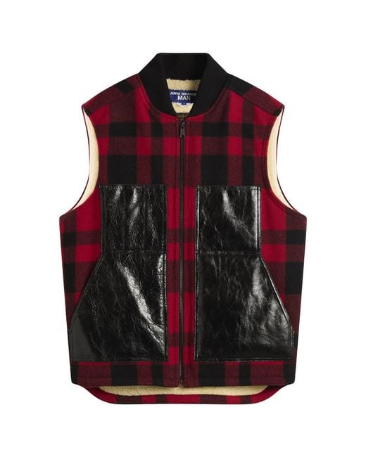Junya Watanabe Red X Filson Wool Vest for men