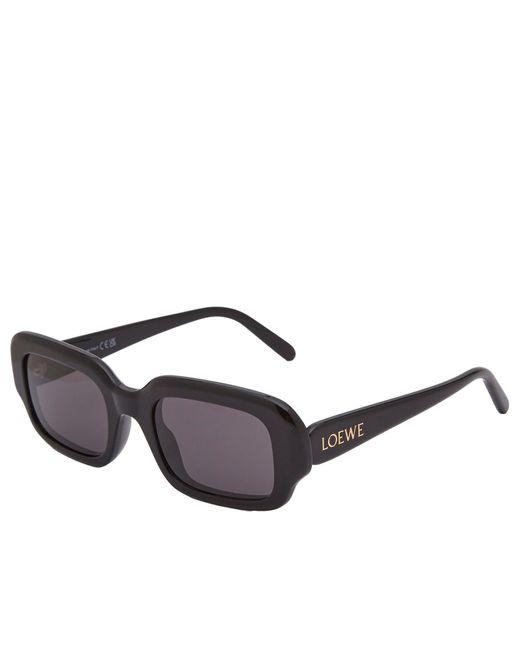 Loewe Gray Slim Rectangular Sunglasses