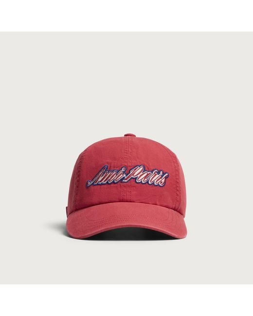 AMI Washed Cotton Embroidered Cap for men