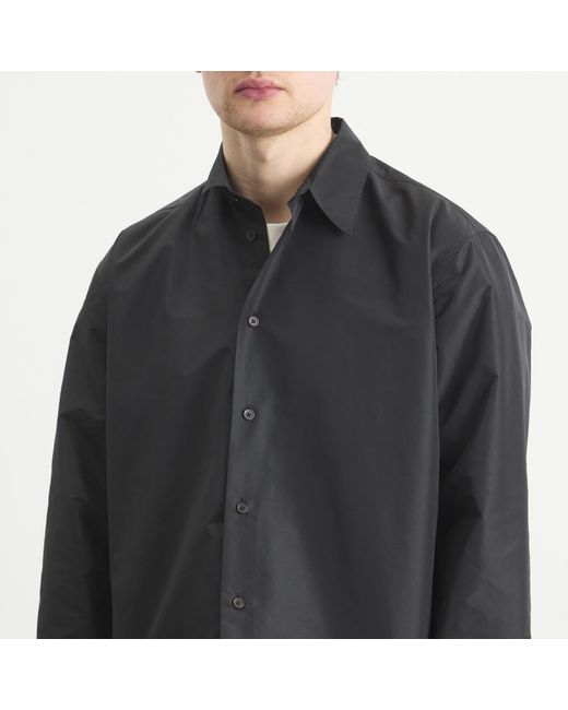 Jil Sander Black Nylon Shirt Jacket for men