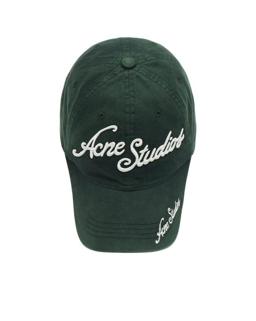 Acne Green Carliy Venice Cap for men