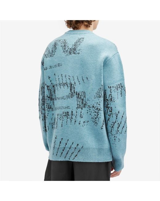 A_COLD_WALL* Blue Annex Crew Knit for men