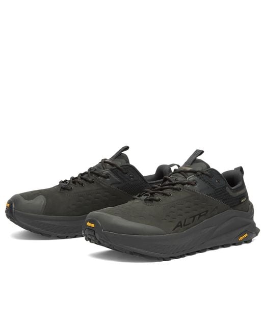 Altra Black Olympus 6 Hike Low Gore Tex Sneaker for men
