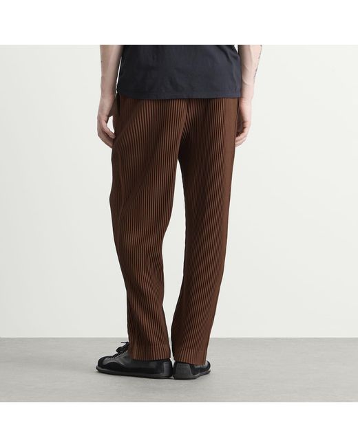 Homme Plissé Issey Miyake Brown Pleat Pant for men