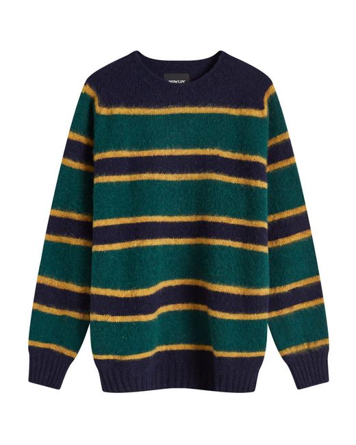 Howlin' By Morrison Green Howlin' Absolute Belter Stripe Jumper for men