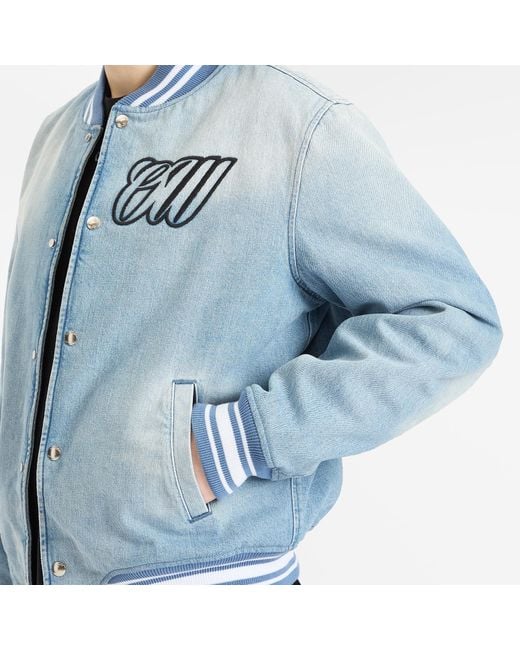 Off-White c/o Virgil Abloh Blue Denim Jacket