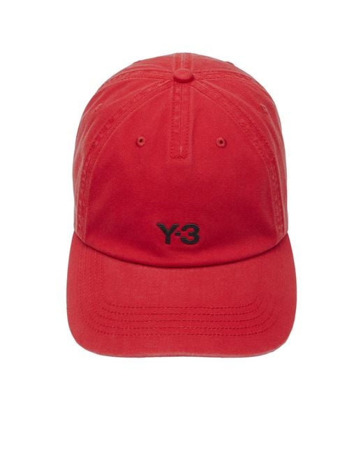 Y-3 Red Dad Cap for men