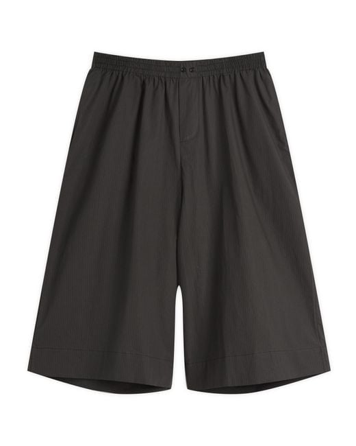 Deiji Studios Black Long Lounger Shorts