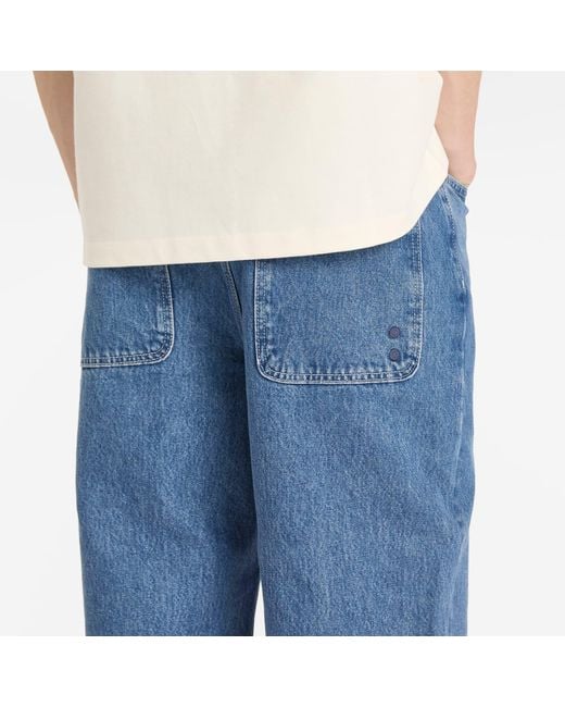 About Blank Blue Straight Leg Denim Jeans for men