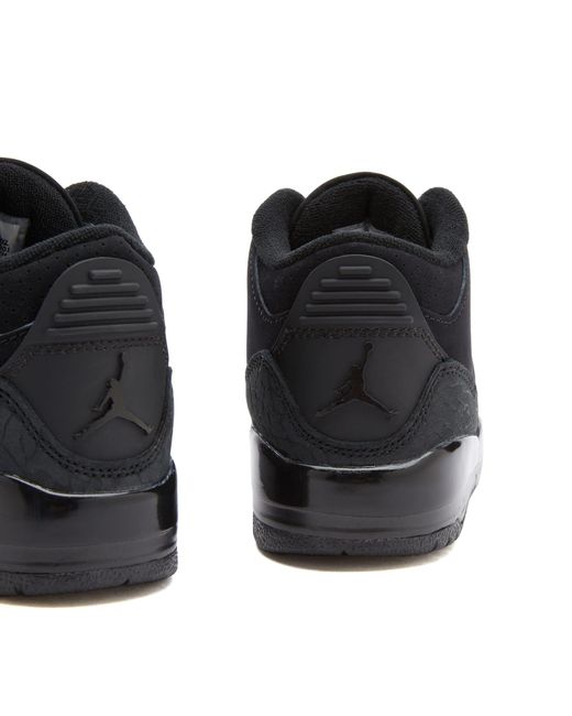 Nike Black 3 Retro Sneaker (Ps)
