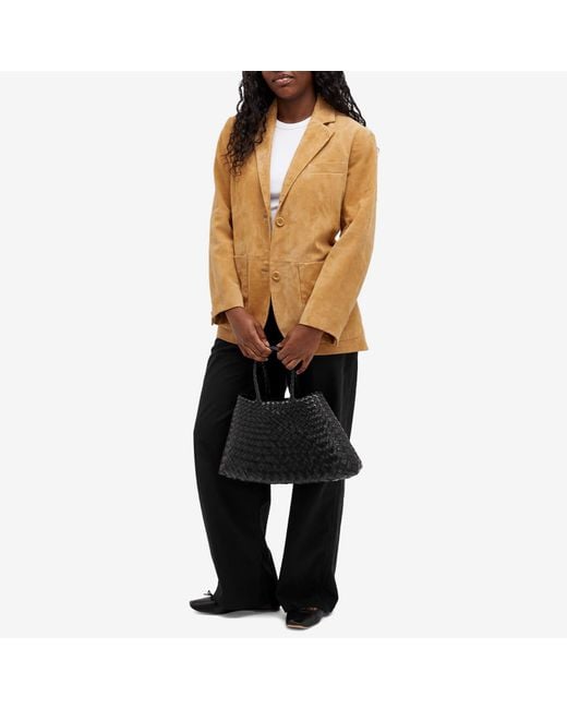Dragon Diffusion Black Santa Croce Small Bag