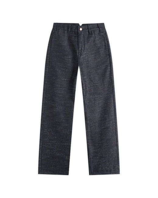 Dubbleware Blue Selvedge 5 Pocket Jeans for men