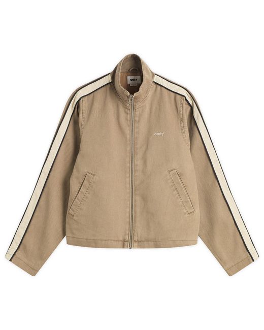 Obey Natural Astrid Stripe Jacket