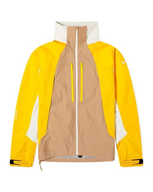 Nike Yellow X Nocta X L'Art Hooded Tech Jacket