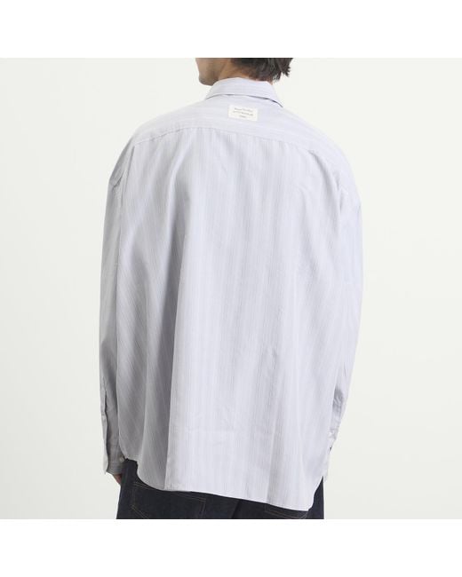 Acne Blue Stripe Shirt for men