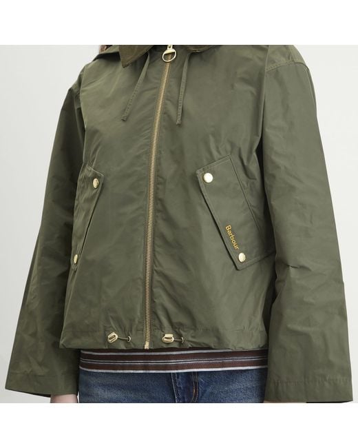 Barbour Green Weaver Showerproof Jacket