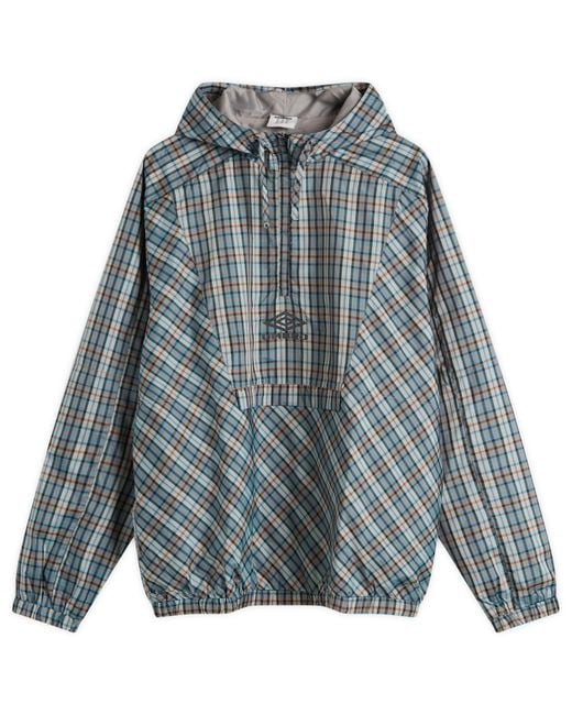 Umbro Blue Checked Cagoule for men