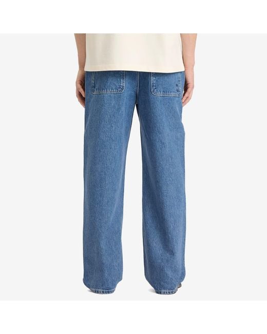 About Blank Blue Straight Leg Denim Jeans for men