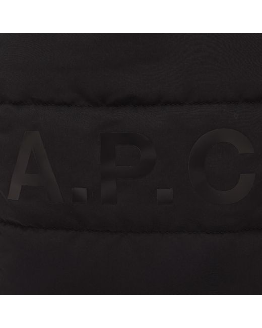 A.P.C. Black Lou Reversible Tote Bag for men
