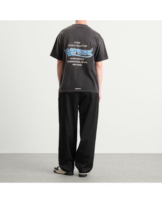 Represent Black Showcasing T-Shirt for men