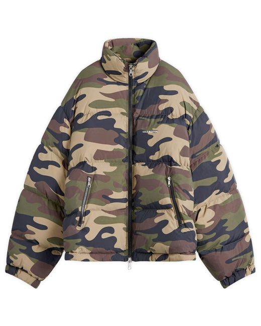 Cole Buxton Gray End. X Hooded Cropped Insulated Puffer