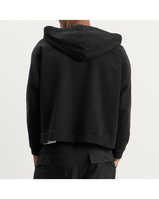 Second/Layer Black Second Layer Rola Zip Hoodie for men