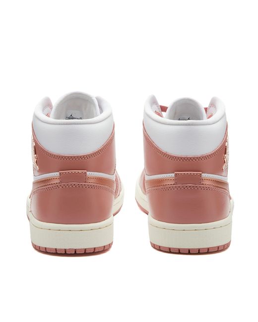 Nike Pink 1 Mid Se Sneakers