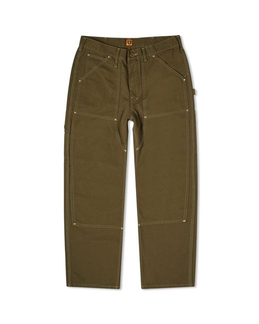 Human Made Green Duck Double Knee Pants for men