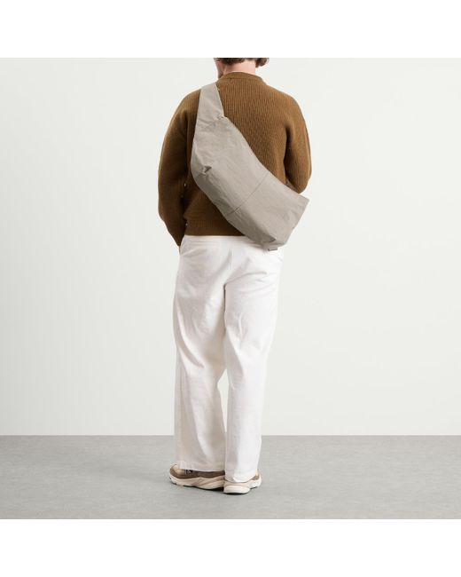 Master Piece Gray Sash Shoulder Bag for men
