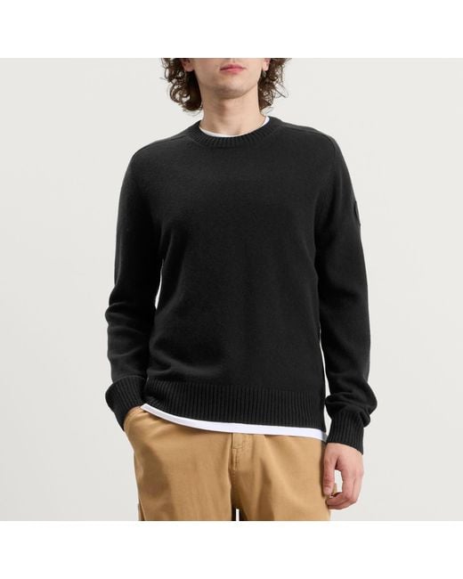 Canada Goose Black Matawin Crew Knit for men