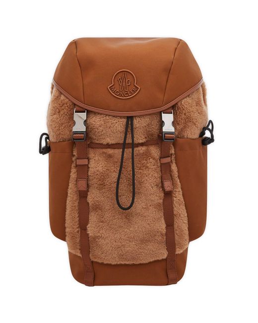 Moncler Brown Tech Backpack for men