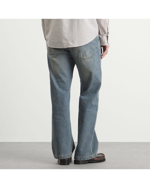 mfpen Blue Straight Cut Jeans for men
