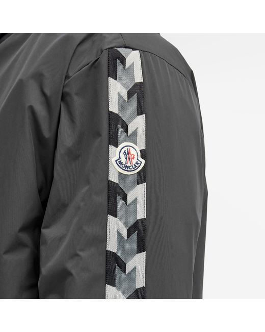 Moncler Gray Moyse Taping Hooded Jacket for men