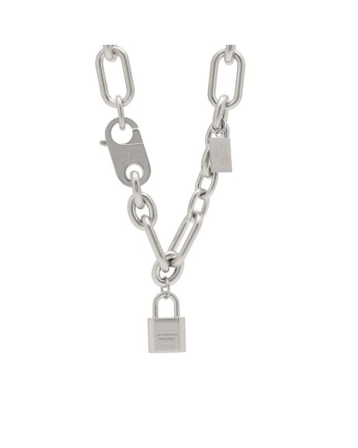 Acne Metallic Ainlock Necklace