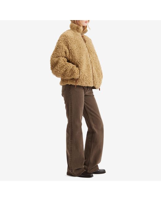 Jil Sander Brown Zip Up Jacket