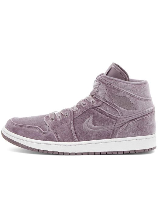 Nike 1 Mid Velvet W Sneakers in Purple for Men | Lyst