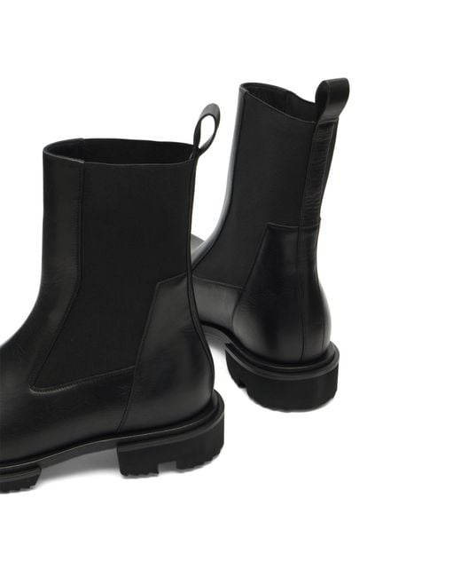 Rick Owens Black Beatle Gabe Boot for men