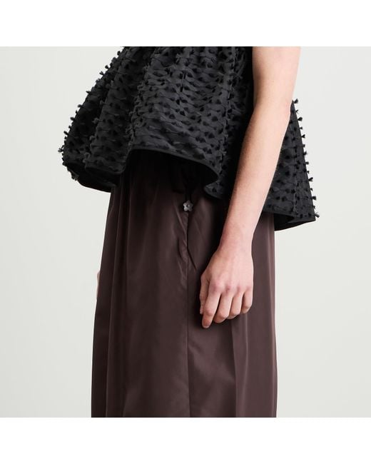 CECILIE BAHNSEN Brown Fie Skirt