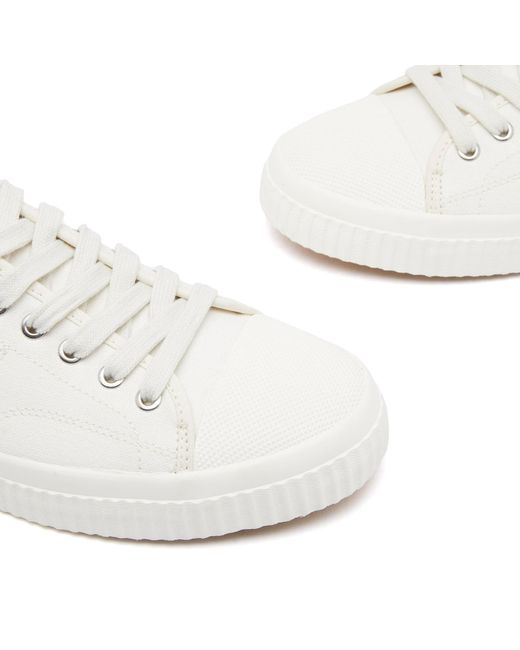 Fred Perry White Hughes Low Canvas Sneakers for men