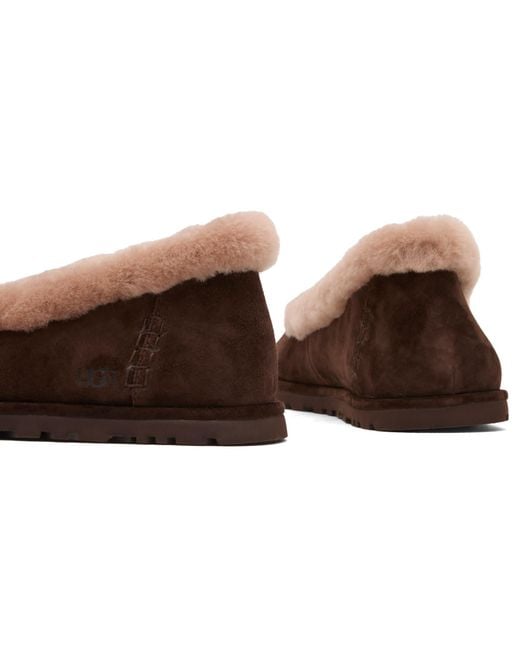 Ugg Brown Zora Ballet Flat