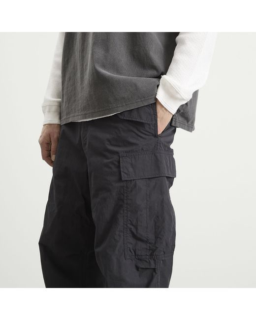 Beams Plus Gray Big 6 Pocket Cargo Pants for men