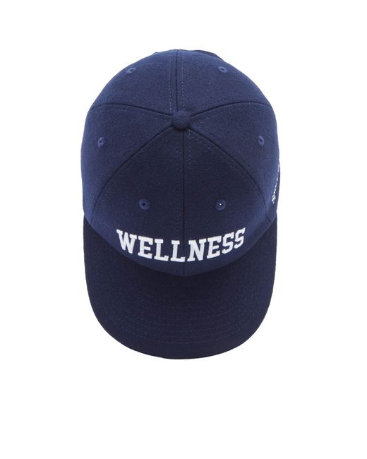 Sporty & Rich Blue Wellness Ivy Flannel Cap