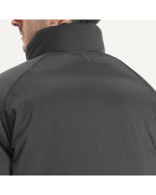 Y-3 Gray Puffer Jacket for men