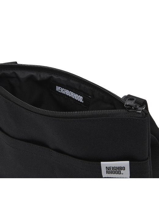 Neighborhood Black Mini Rectangle Bag for men