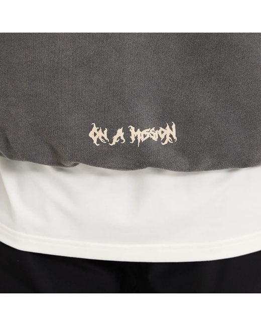Represent Gray End. X 'Platinum' Oversized Hoodie for men